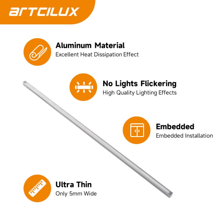 No Motion Sensor Required Cabinet LED Light Powered by Batteries for Easy Installation