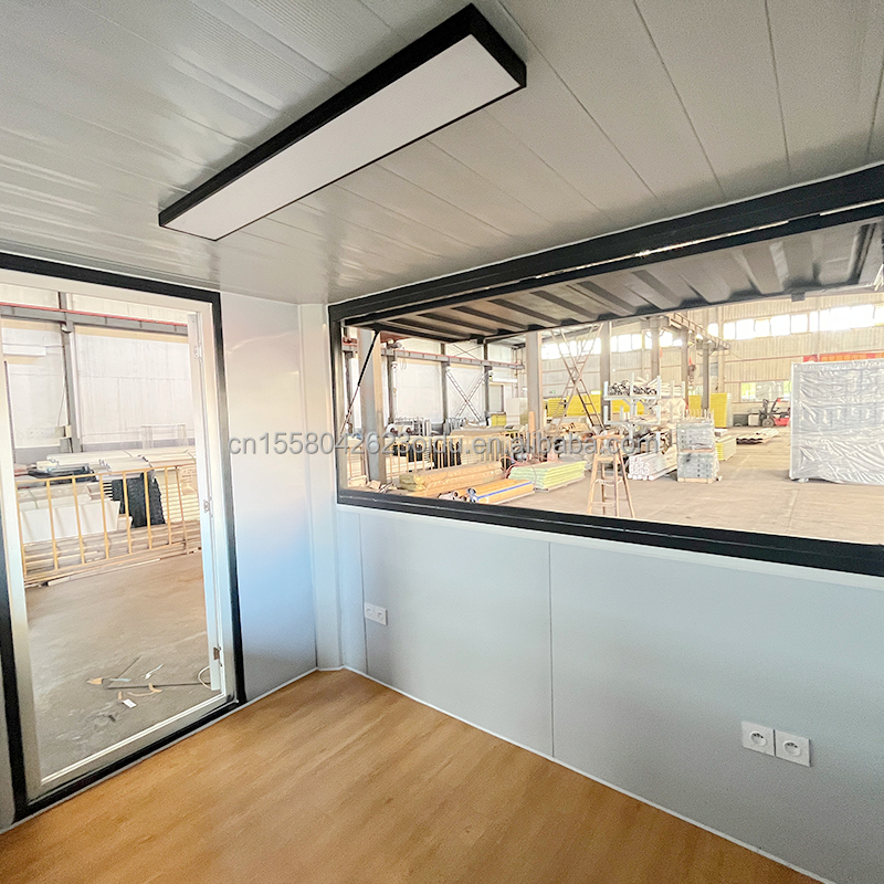 Prefab Shop Custom Pop Up Cafe Bar in 10ft and 20ft Container Coffee Shops with Galvanized Steel Square Tubes
