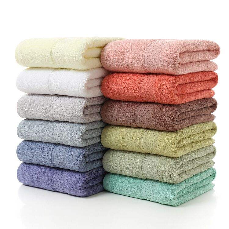 Hotel Home and Hospital All Age Group Cotton Quick Dry Bath Towel Set Customize Logo