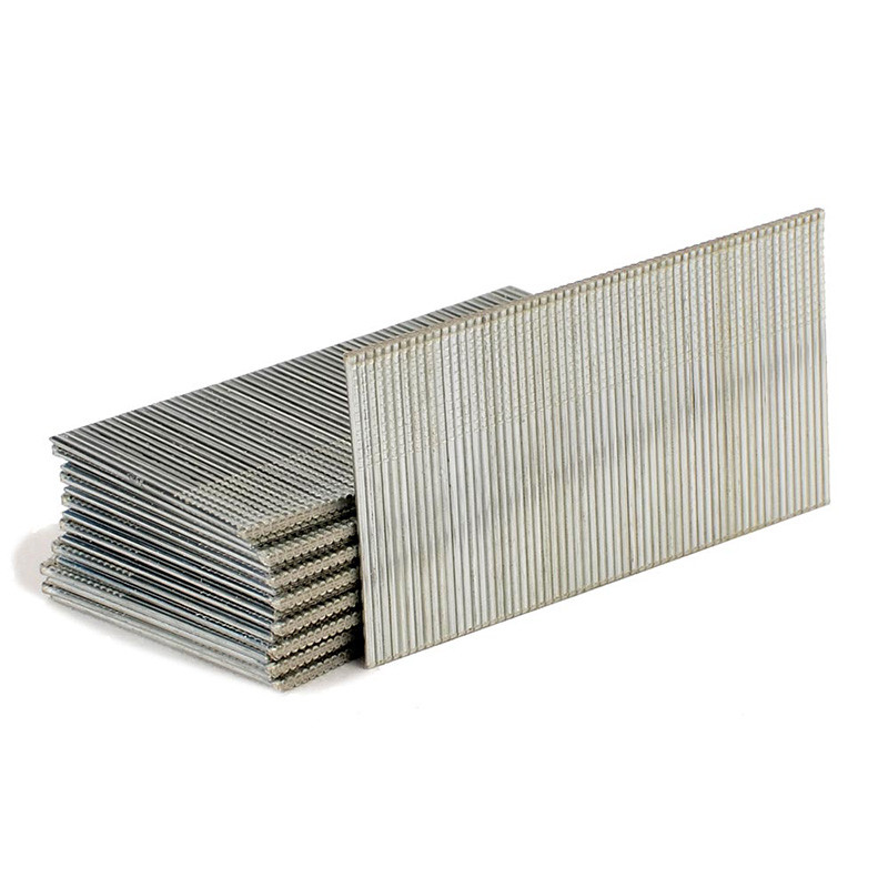 32mm 16Ga Finish Brad Nails Galvanized silver Surface 3.0mm Head For Furniture
