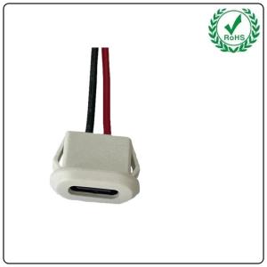  USB-20C-F-06F12L Snap In Panel Mounting USB Type C Female Connector Wire Extension Manufactures