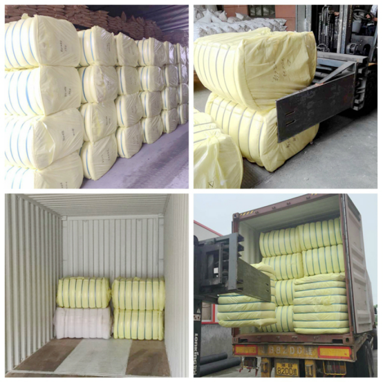 Strong and Elastic Nylon 66 Fiber for Oil and Chemical Resistance in White/Black with Pre-Colored or Dyed Options