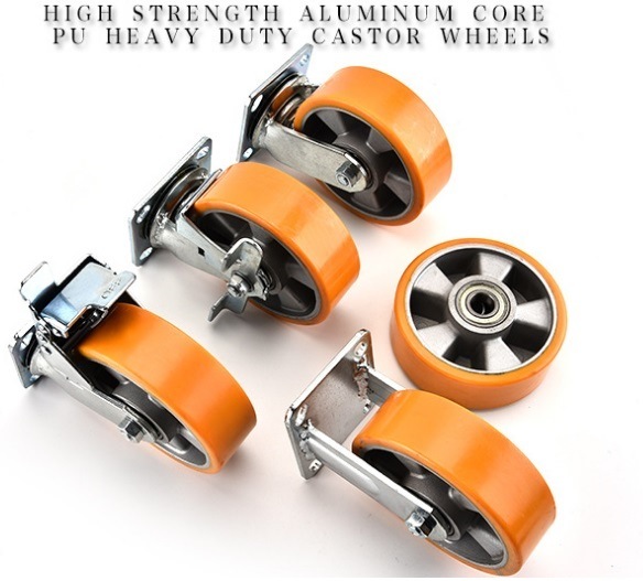 Aluminium Core PU Caster Heavy Duty