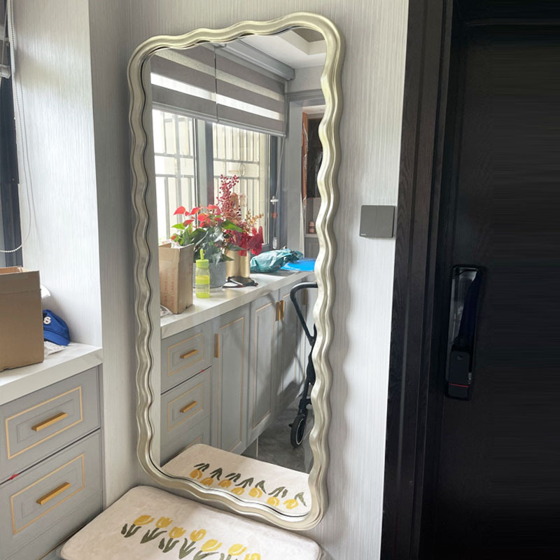 Customized Floor Length Oversized Floor Mirror Wooden Frame 71x32