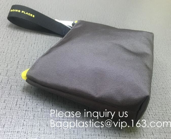 Custom Travel Organizer Cosmetic Ziiper Black Tyvek Paper Bag,Factory Price Tyvek Cosmetic Bag Custom Tyvek Paper Pouch