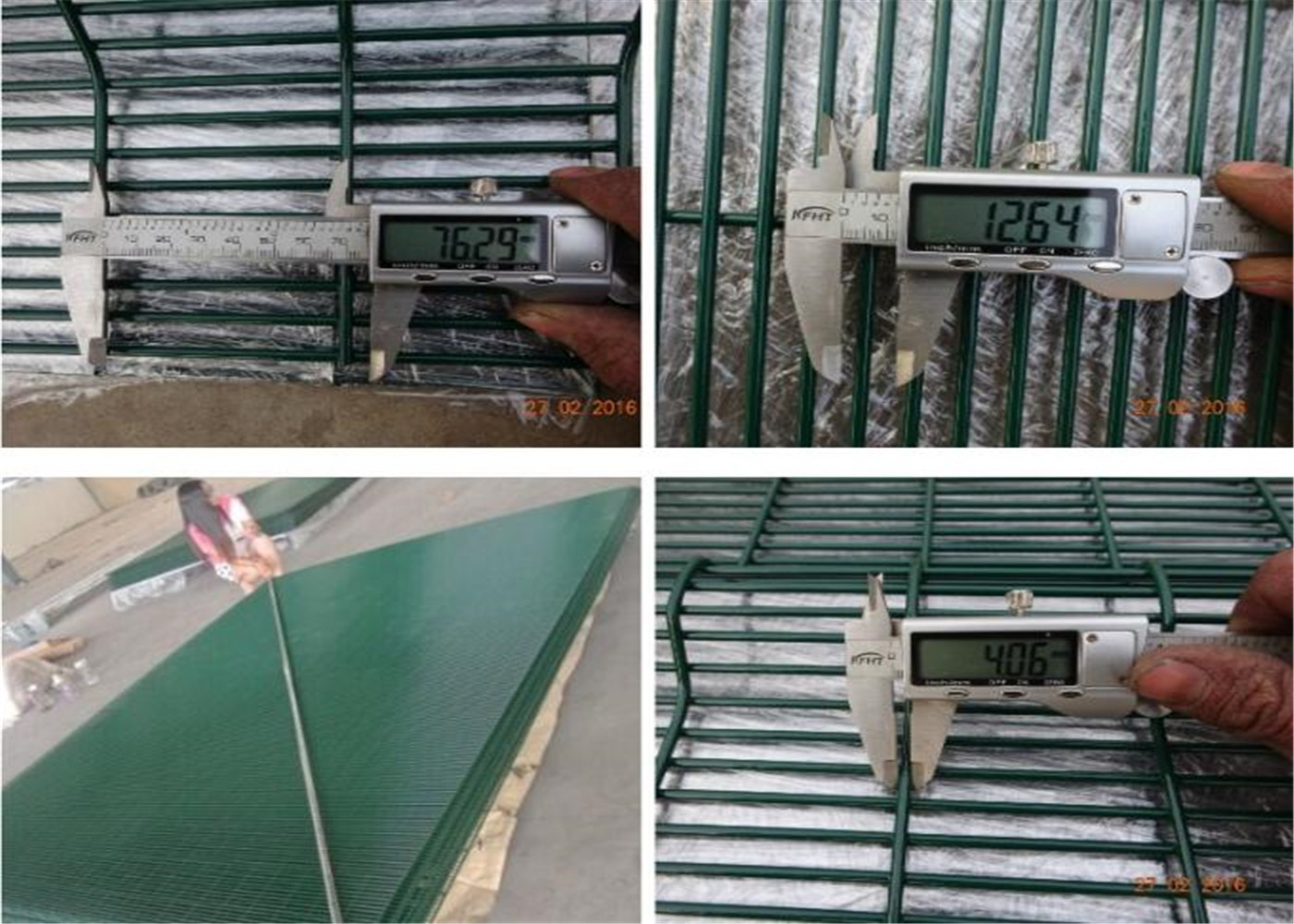 3m High Galvanized Anti-Climp 358 Fence