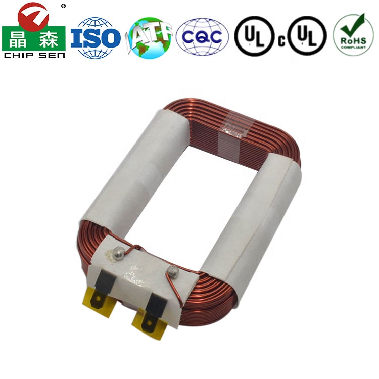 customize iron air core inductor copper wire winding high frequency power inductor coil 33mh 10mh high current toroidal inductor