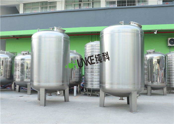 Stainless Steel SS304 Water Filter Tank Carbon Filter Sand Filter Housing Water/Milk/Juice/Beer Storage Tank