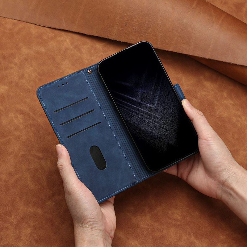 Multifunctional Strong Magnetic Flip Series PU Leather Case for iPhone 15 Promax