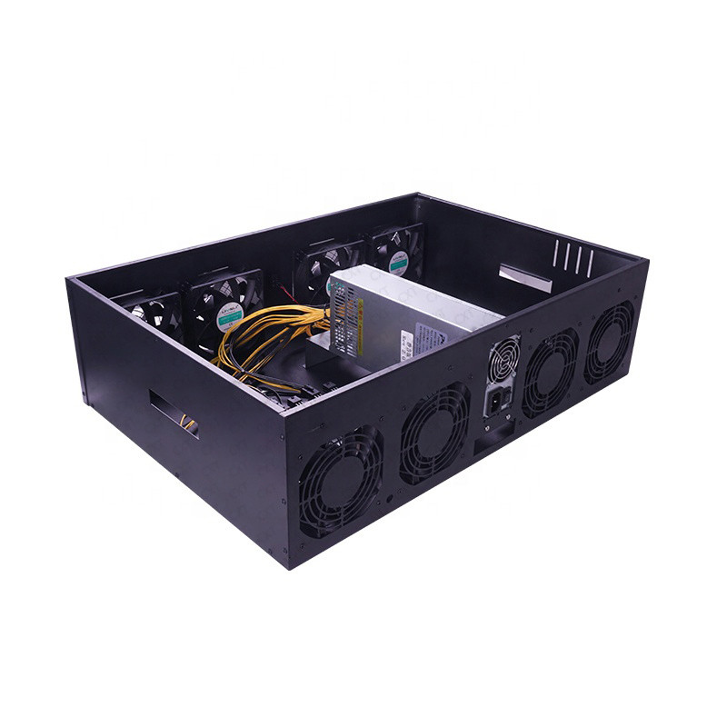 65mm Spacing Ethereum Mining Rig Machine 8 GPU 4GB DDR3 1600