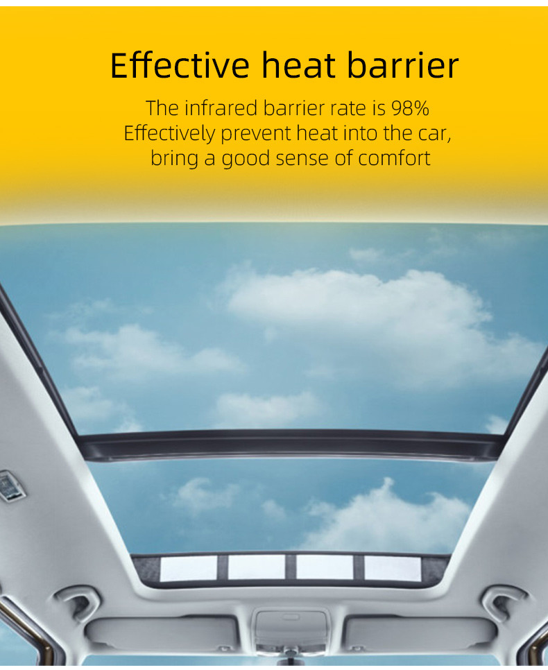 Universal Sunroof Automotive Factory Sunscreen Self Adhesive Glass Car Panoramic Sunroof Sky Film