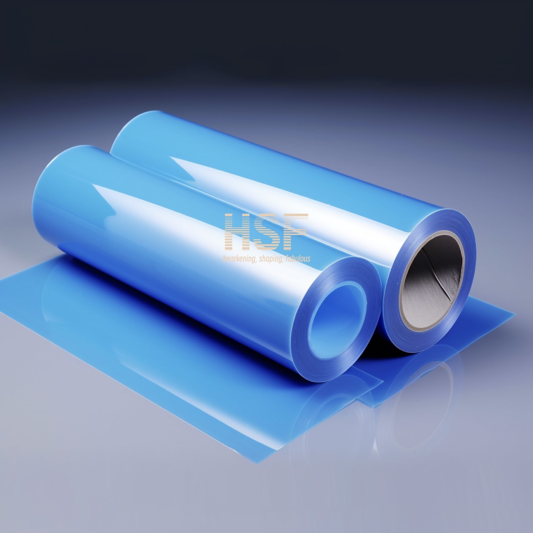 36um Light Blue Silicone Coated PET Release Film For Automotive Interior Trim