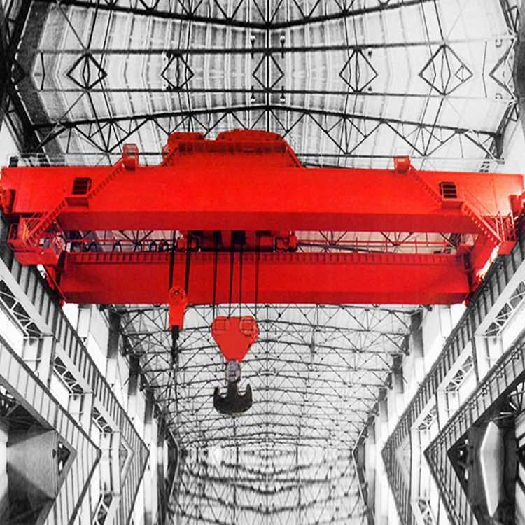 110kn Double Girder Overhead EOT Crane 37.2m/Min 50T Hanger Bridge