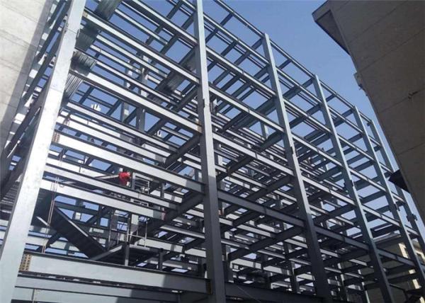 Steel Structure Prefabricated Warehouse Buildings , Ecuador Steel Frame