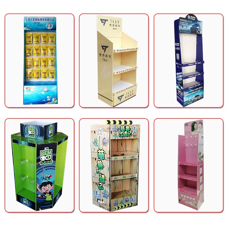 Counter Cardboard Product Display Stands For Candy Energy Protein Chocolate Bar Paper