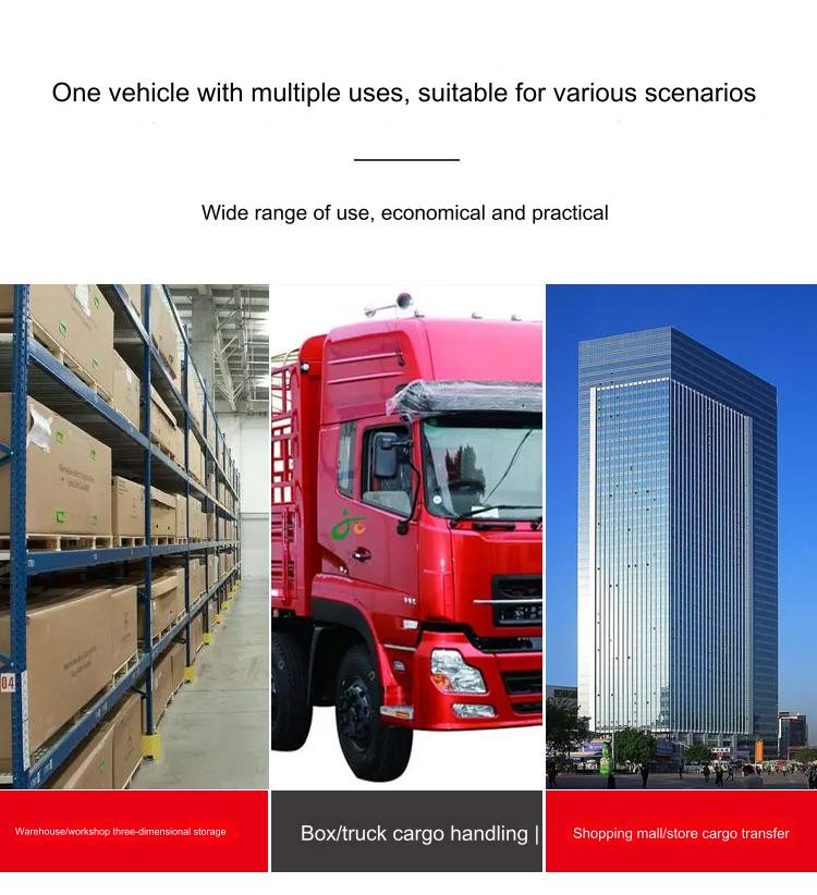 1.5 Ton Small Electric Forklift With Emergency Stop Button 2.5m Turning Radius 3-6m Lift Height