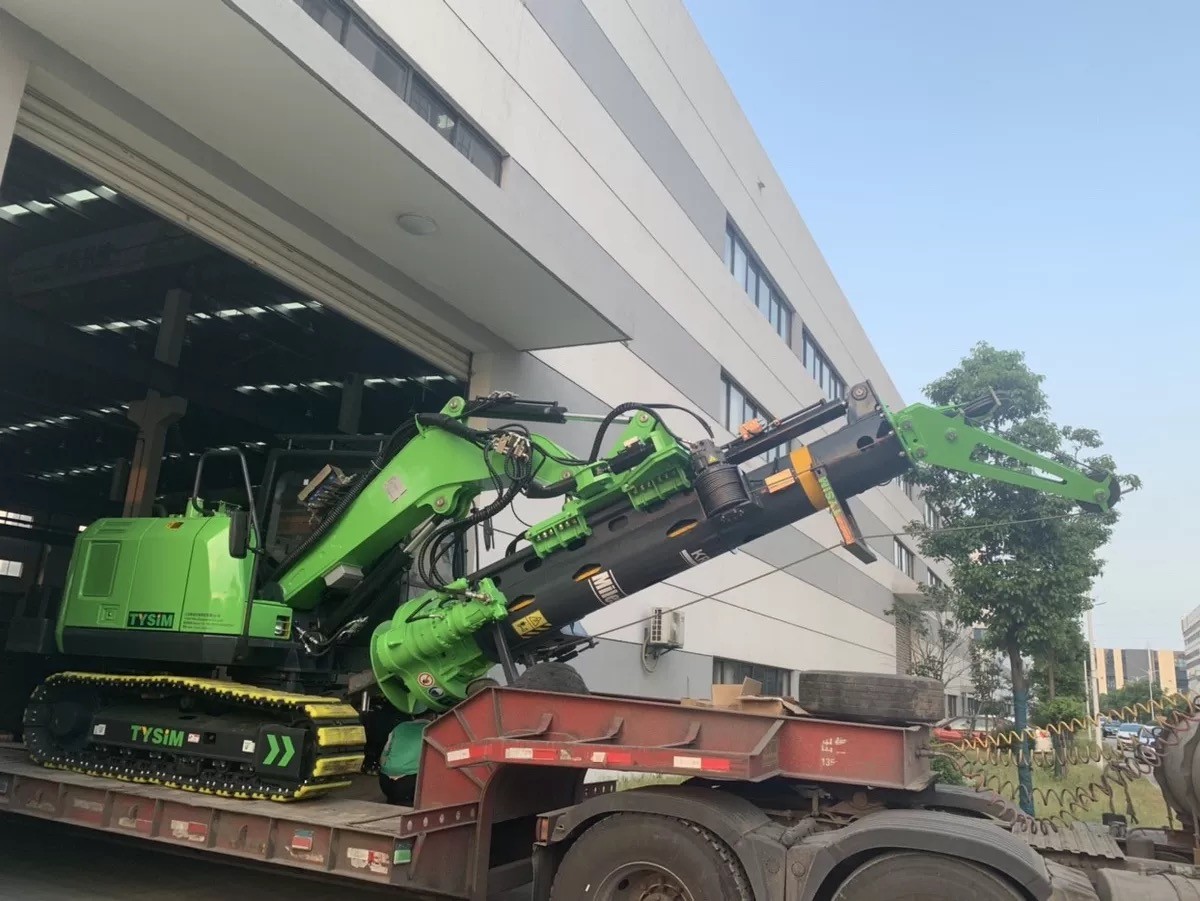 KR40A 10 M / 12 m Max Drilling Depth Hydraulic Piling Machine Max. drilling diameter 1000 mm