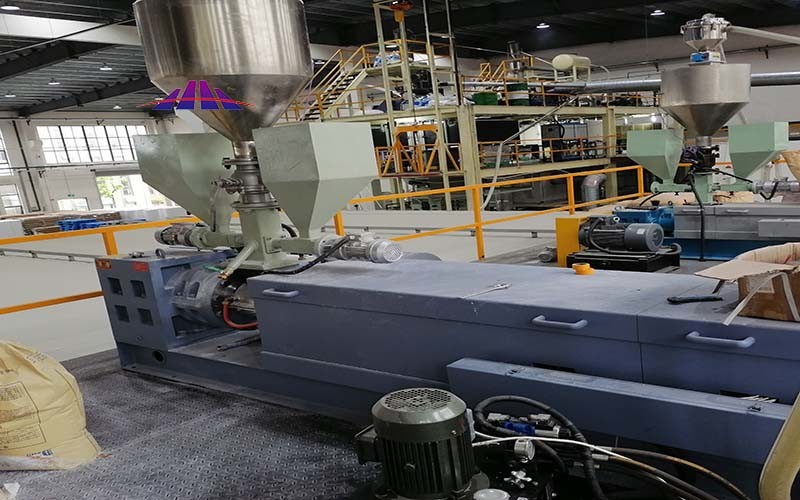 3 Ton PP Polypropylene Fabric Machine 40gsm 50gsm For N95