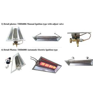 Natural Gas Ceramic Infrared Brooder Heater For Garage Or Workshop 4000pa