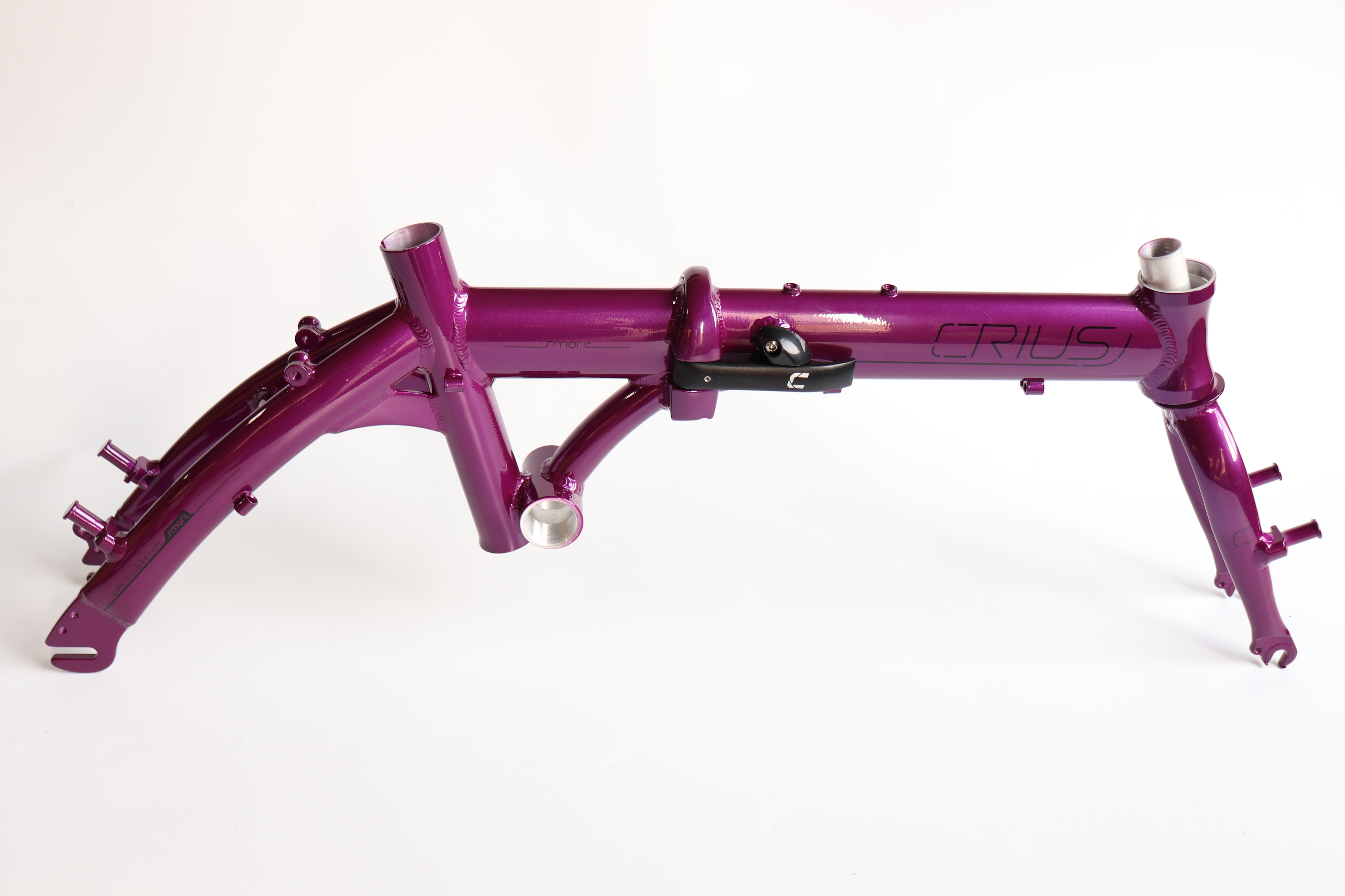 Lightweight Aluminum Alloy Frame Set for Adult Riding 14 Inch Carbon Folding Road Bike