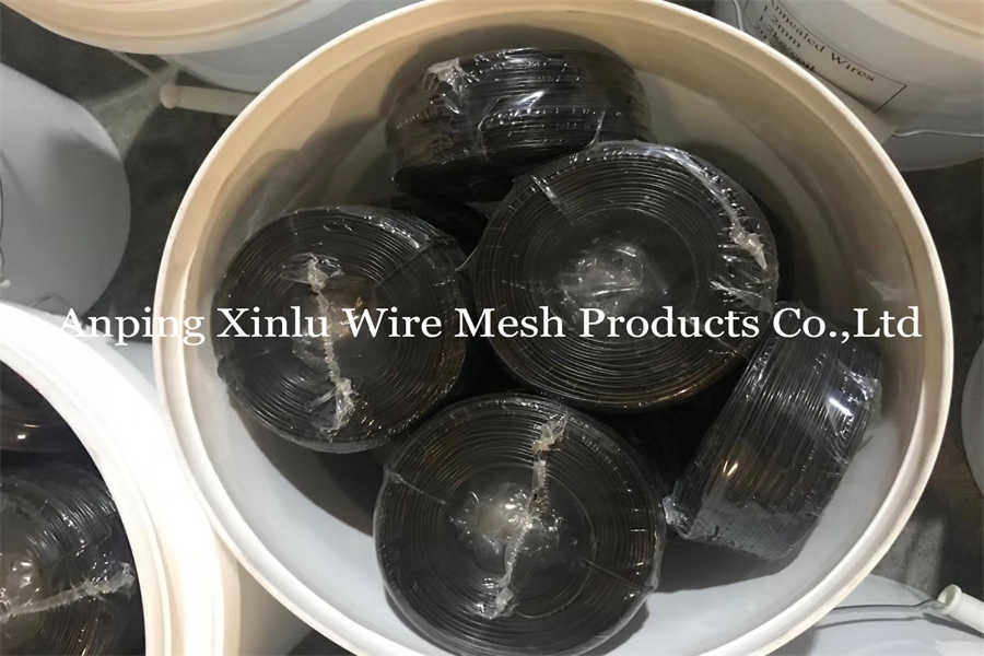 16 Gauge Black Annealed Tie Wire Anti Corrosion 1mm - 2mm Diameter Double Loop Rebar Binding Wire