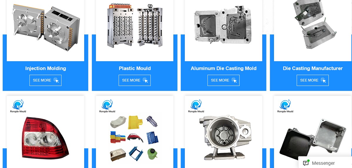 Hot / Cold Runner Plastic Automotive Injection Mould With Pro E Solidwork Designed