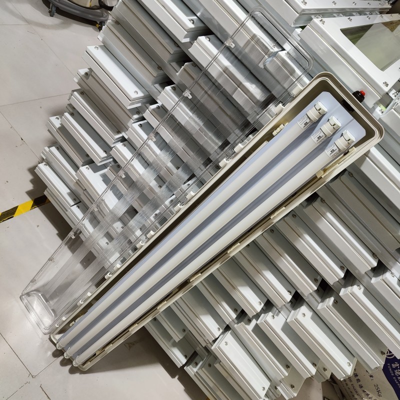 ATEx IP66 LED Explosion Proof T8 Tube Linear Batten Fluorescent Light Fixture Flex Tri-proof Water Anti Ex Light