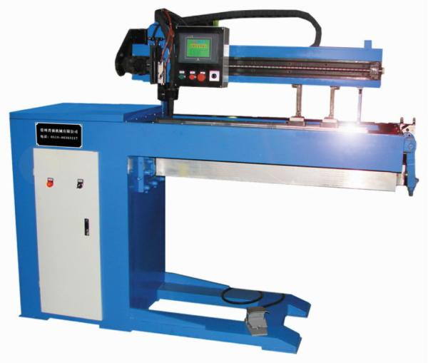 3000mm Length Automatic Seam Welding Machine / Straight Long Seam Welding