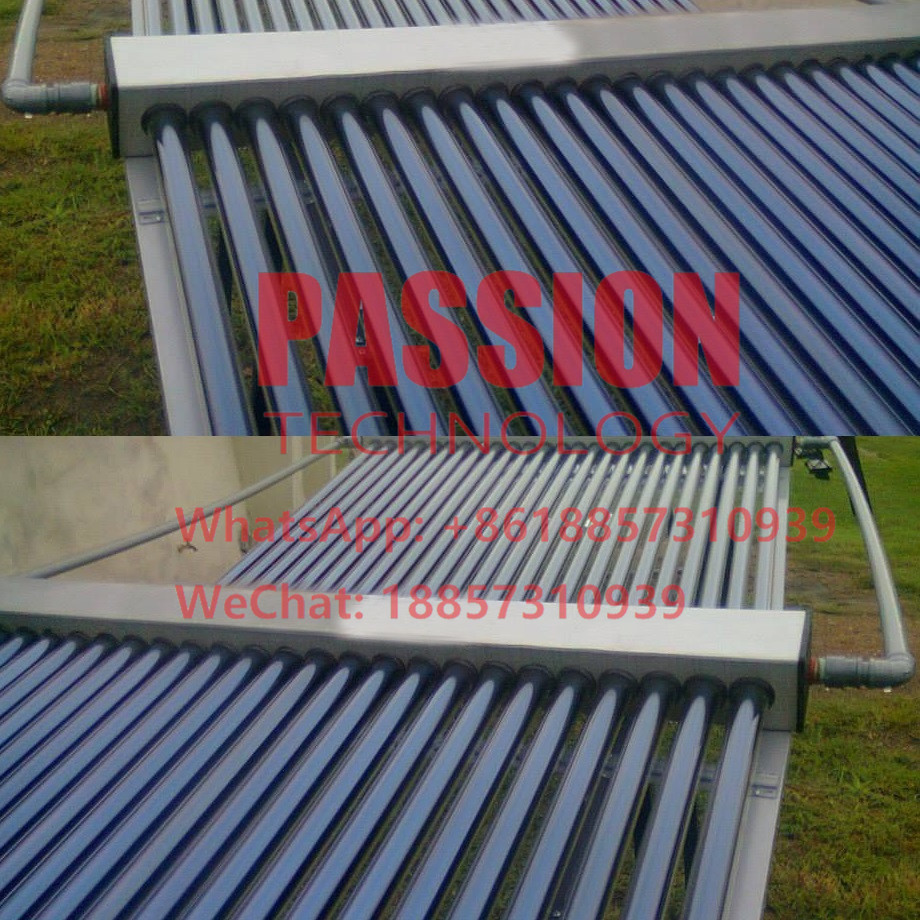 Flat Roof Vacuum Tube Solar Collector Low Pressure Pool Solar Water Heater