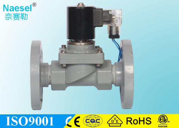 Anti Corrosive Low Pressure Solenoid Valve , PTFE Seal Solenoid Air Control