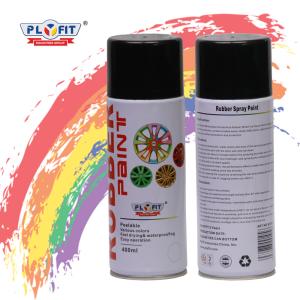  Liquid 400ml Aerosol Rubber Coating Spray Paint Removable Water Based OEM ODM Manufactures