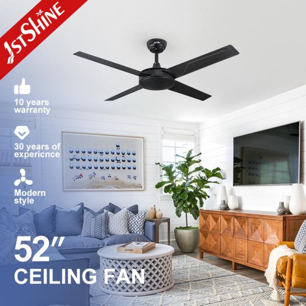 European Style Commercial Engineering Ceiling Fan Metal Blade for Silent Living