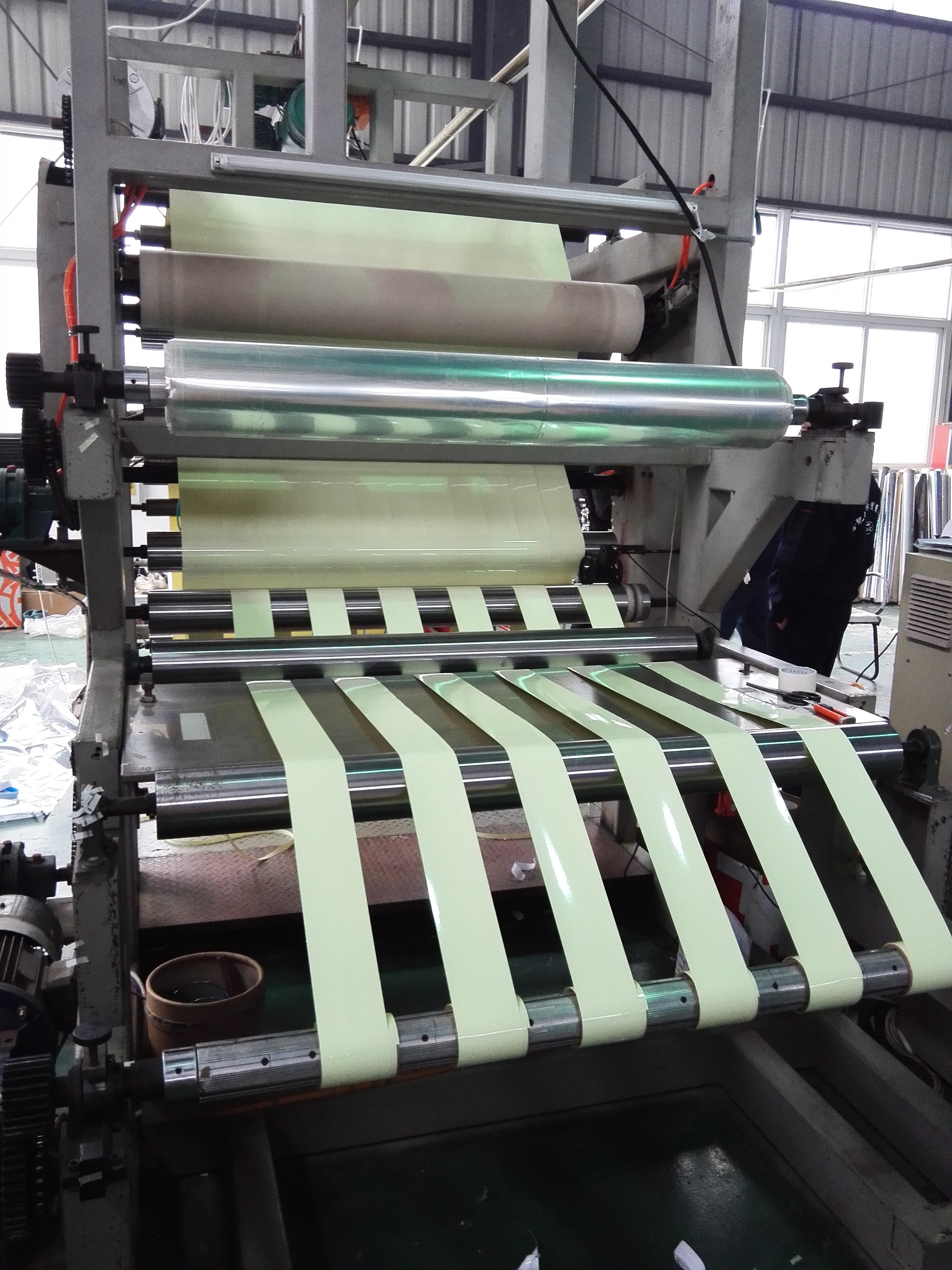 Customized Photoluminescent Vinyl Glow In The Dark Film With P.S.A Adhesive In Rolls