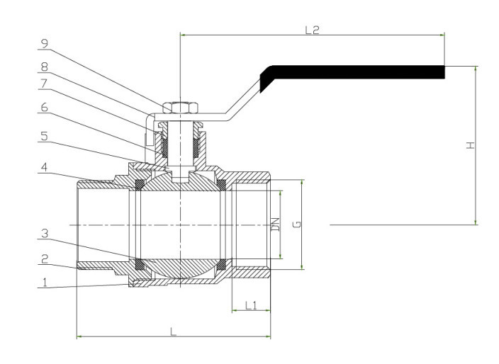 Factory wholesale price mini 1/2 inch hot sales brass ball valve made in China