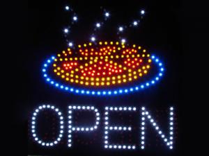 China 530x450mm customised OPEN led sign for pizza store on sale