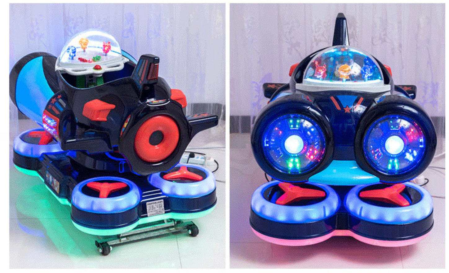 China manufacturer token kdis spaceship game machine swing kiddie rides for sales