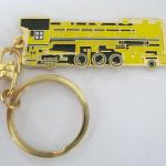 Custom Iron / Brass 3.0mm thickness Promotional Metal Keyrings