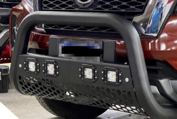 Factory Supply Steel Power Coating Pickup With LED Truck Bull Bar For Nissan