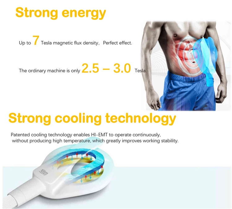 Beauty Salon EMS Slimming Machine Desktop Type For Weight Loss / Skin Tightening