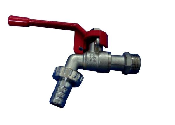 Plumbing Valves Bibcock Taps High Strength Aluminum Material Lock Handle