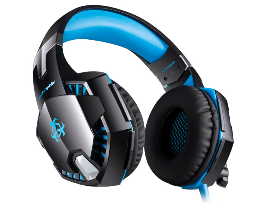 Hunterspider V2 3.5mm Gaming Headset with Mic Stereo USB LED Headphones for PS4 XBOX One PC Laptop Mac