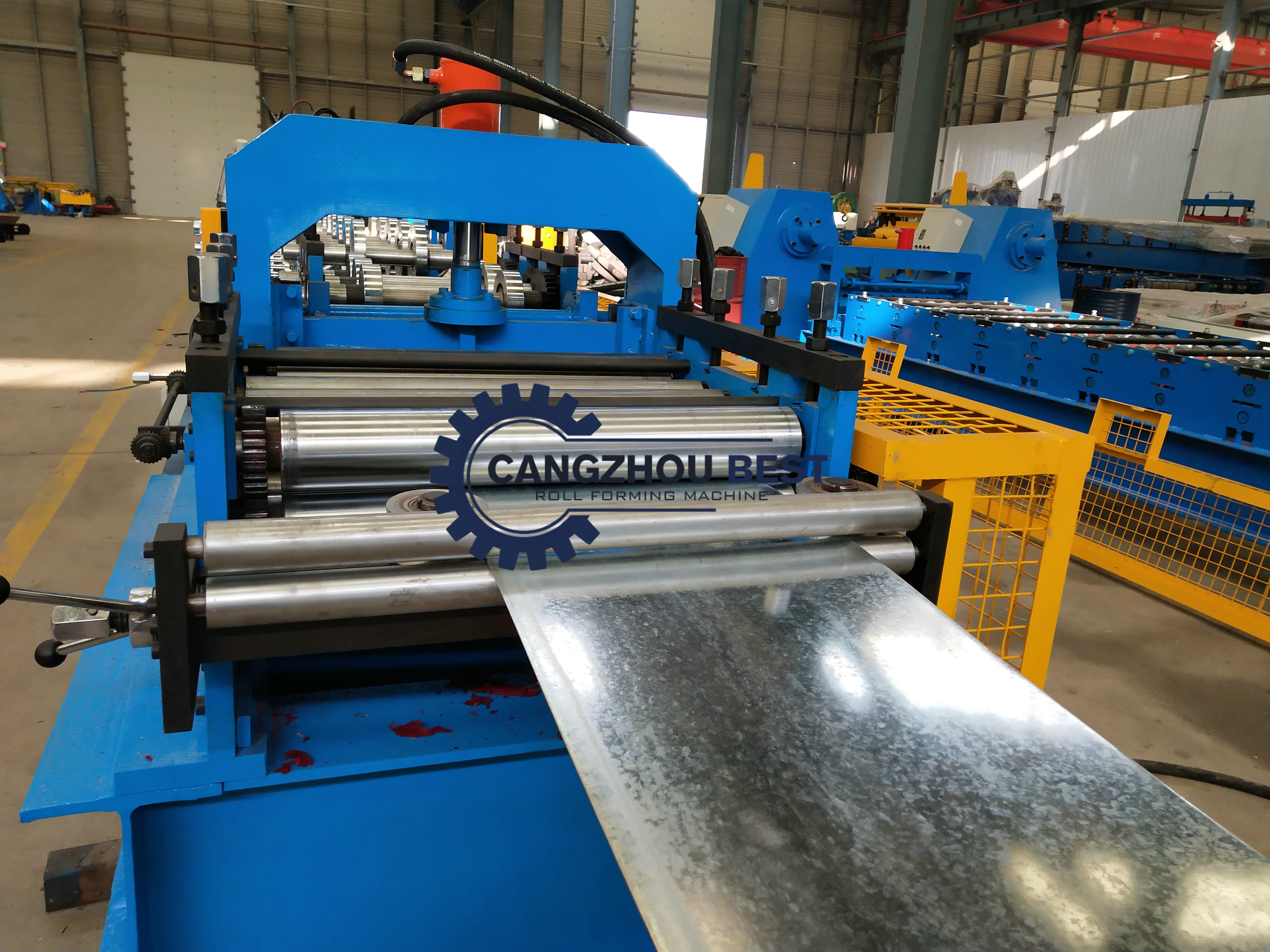 Strong C U Purlin Roll Forming Machine C Steel Frame 4mm
