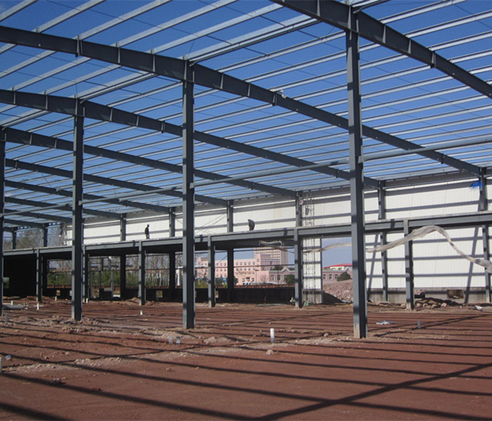 Customized Steel Structure Warehouse Steel Frame Buildings With Mezzanine