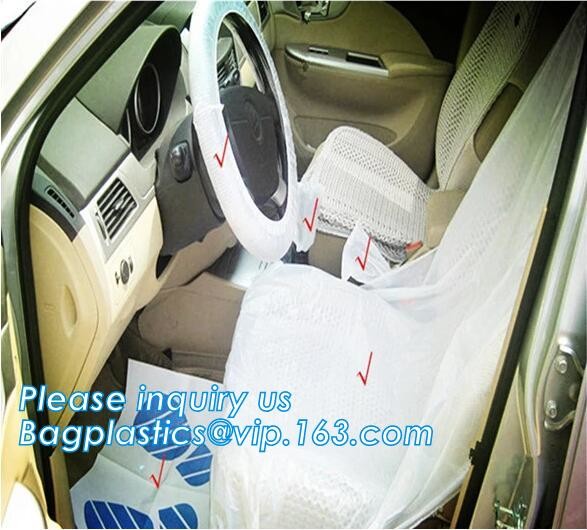 steering wheel 5 in 1 clean kits Disposable seat cover disposable steering wheel cover disposable gear shift cover dispo