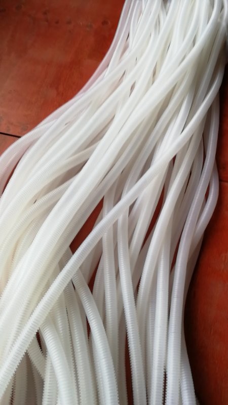 Soft Corrugated Flexible Tubing for Electrical Wire , Protection Corrugated Wire Sleeve
