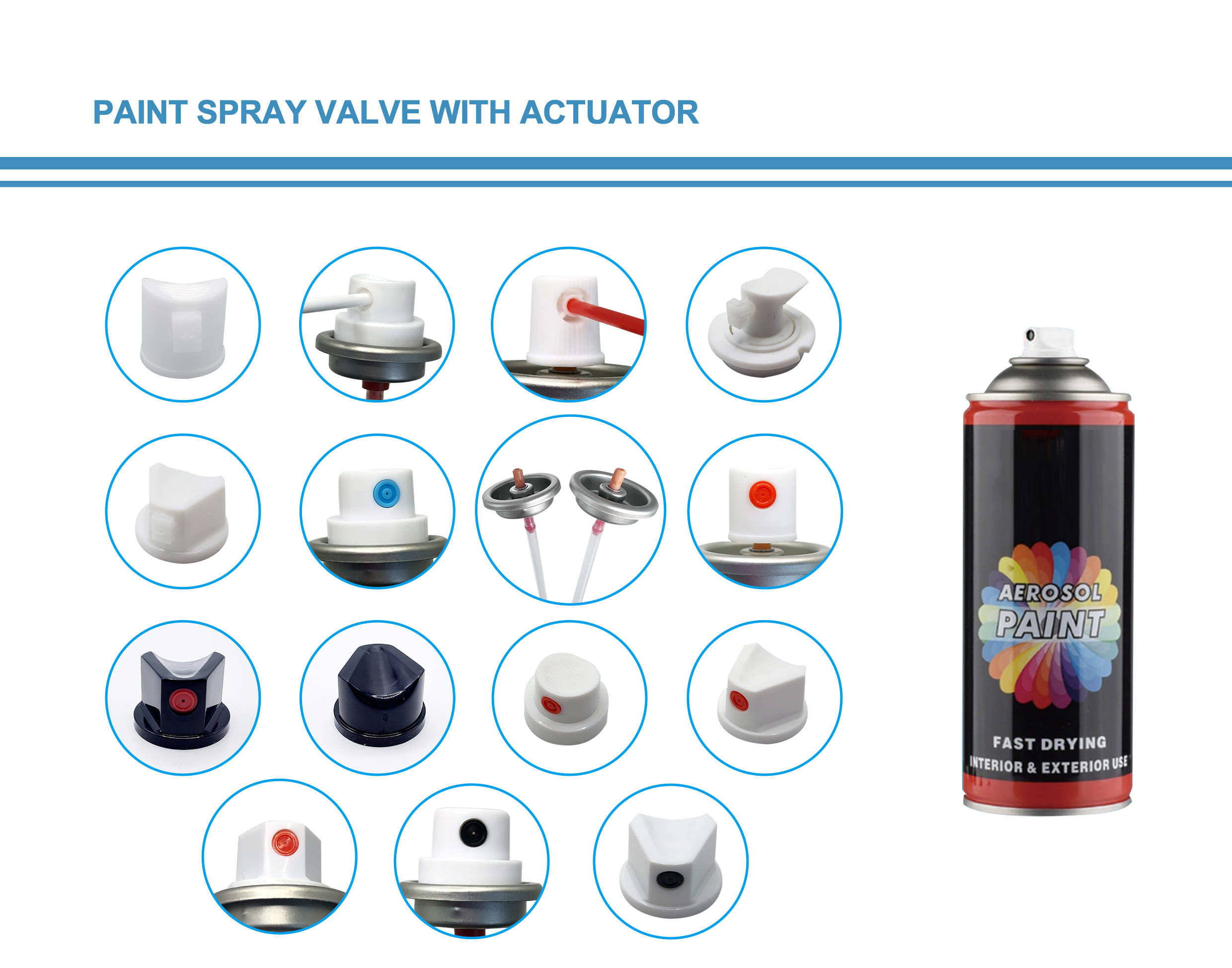 Precision Spray Can Valve For Automotive Applications High Efficiency Consistent Flow