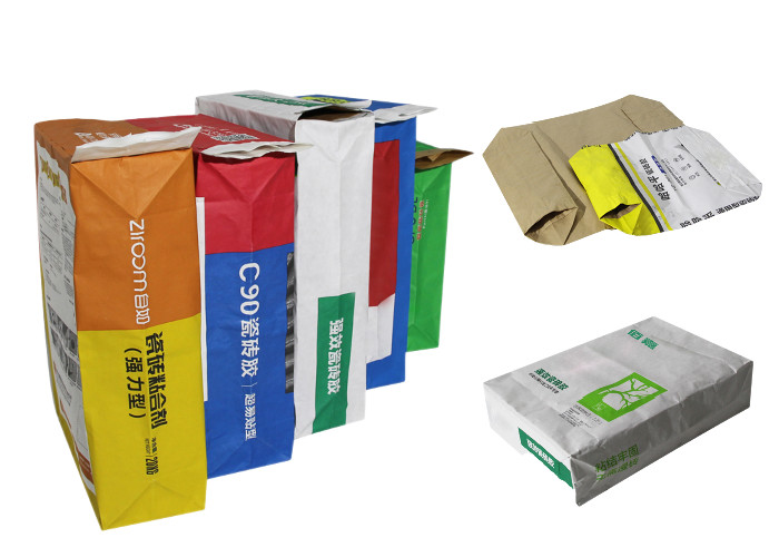 Vitamin Additive Multiwall Kraft Paper Bags 15kg 20kg 25kg Packaging Paper Sack