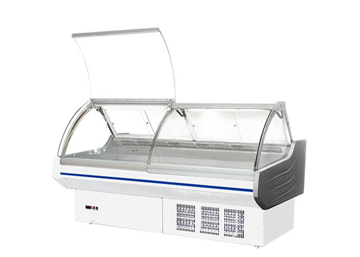 Adjustable Door Meat Deli Display Refrigerator Cooked Food Display Cabinets
