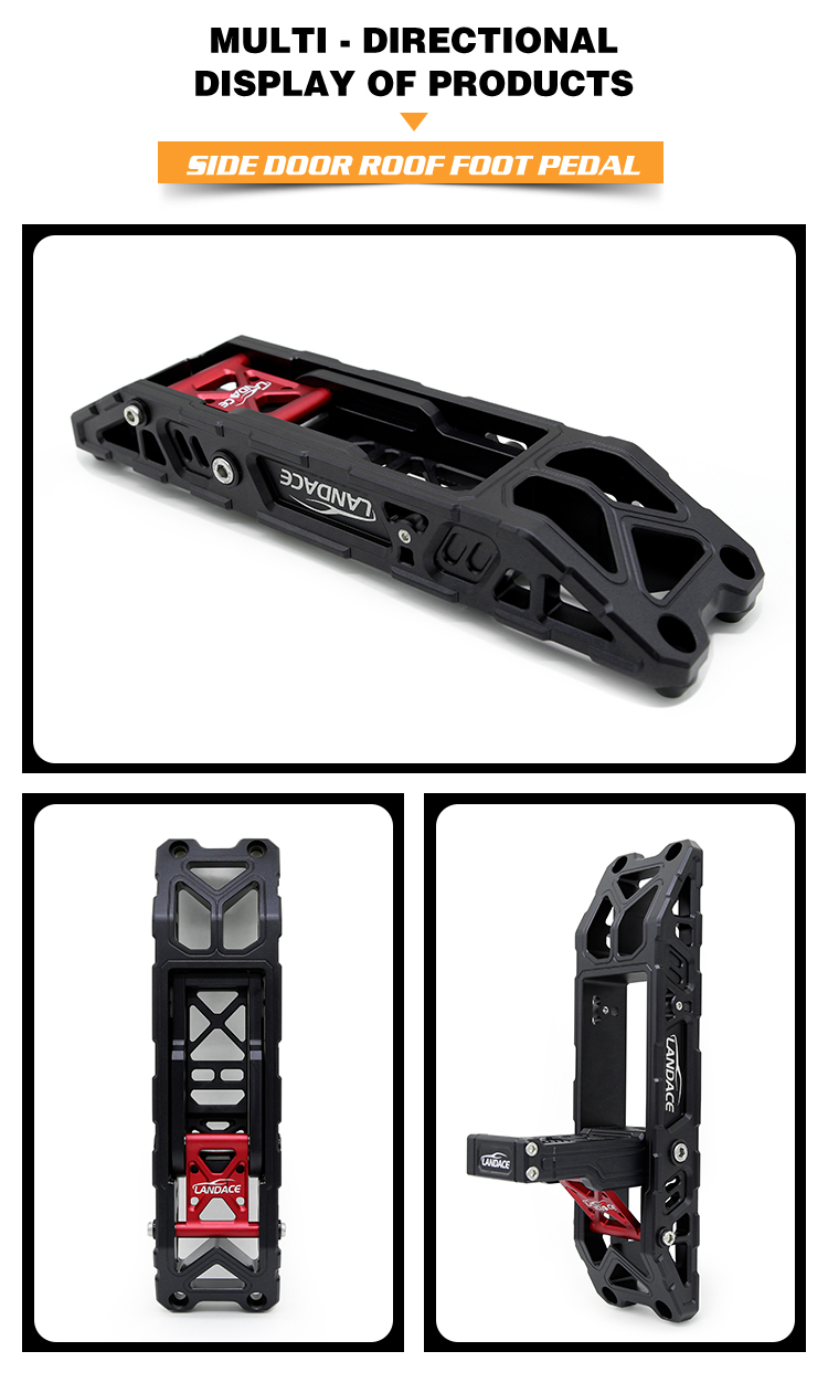 Original Installation Foldable Aluminium Foot Pedal for Jeep Wrangler JL Customizable