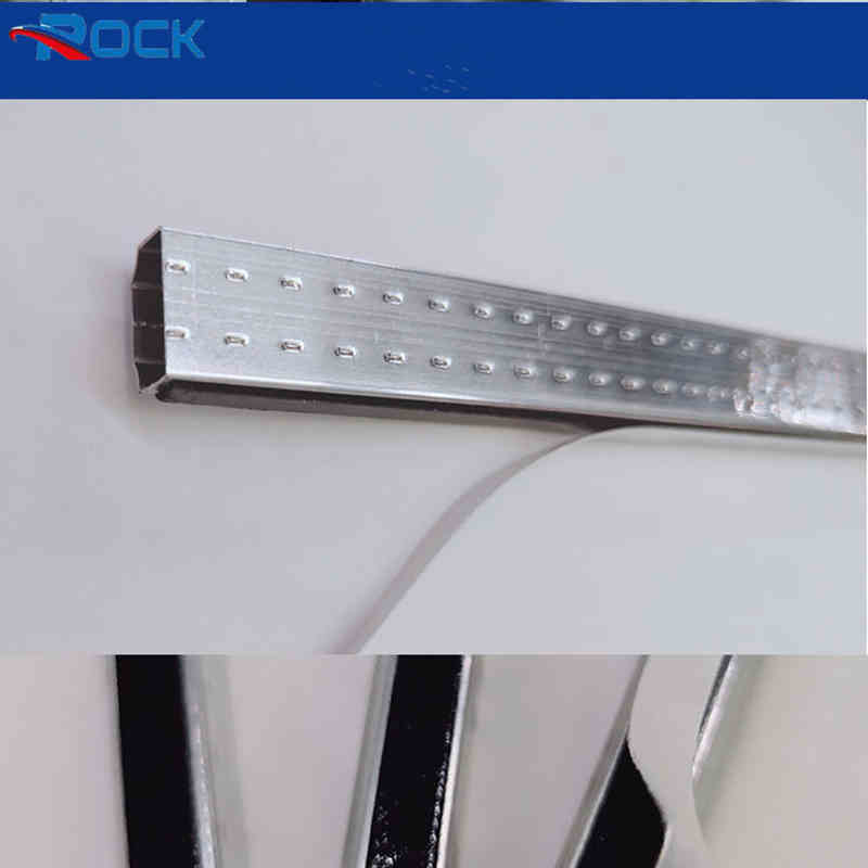 No Corrosion Glass Door Spacer Bar With Butyl Adhesive Tape